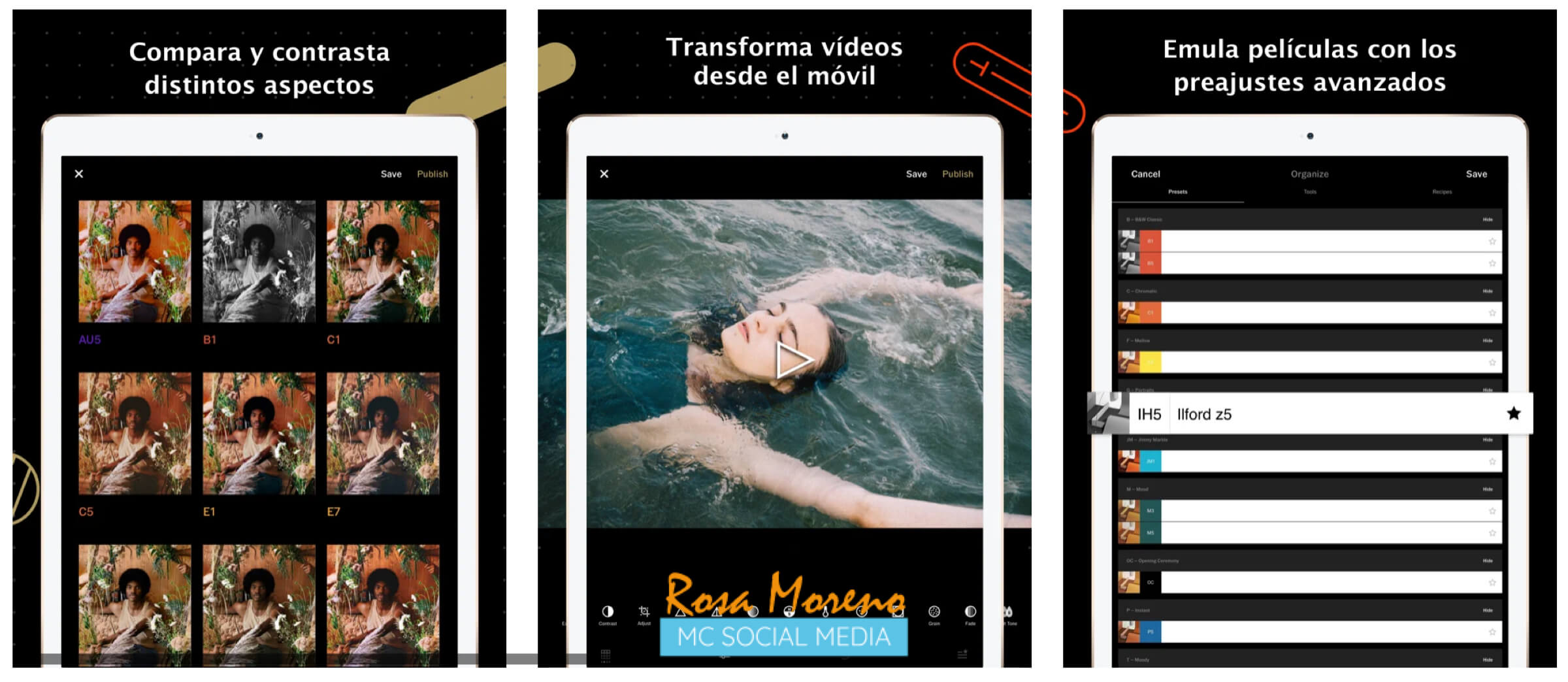 apps para hacer videos para facebook e instagram emula peliculas editando videos con app vsco
