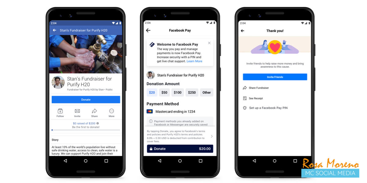facebook lanza facebook pay nuevo metodo pago sus aps facebook pay para hacer donaciones
