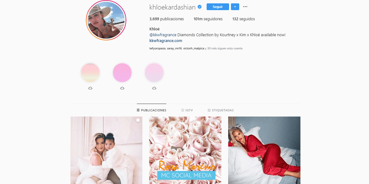 Instagramers moda belleza con mas seguidores del mundo estadistica influencers Statista ranking Khloe Kardashian