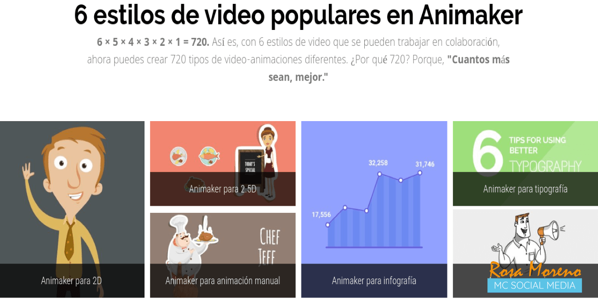 mejores webs para crear videos para hacer video marketing Web especializada videos animados Animaker